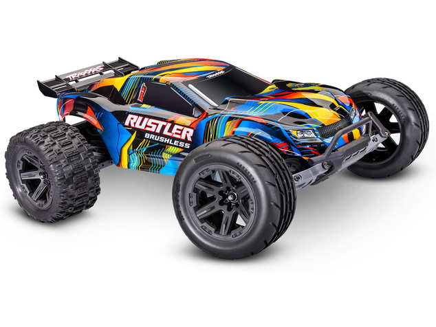 Traxxas Rustler 1:10 VX3 RTR čierny