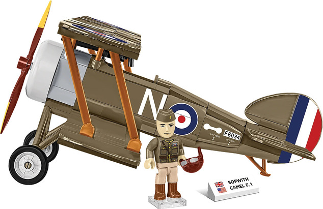 Cobi 2999 Veliki rat SOPWITH F.1 CAMEL, 1:32, 186 k, 1 f