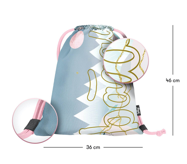 BAAGL SADA 3 Skate Moon: Rucksack, Waschbeutel, Tasche