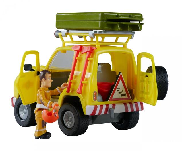 Simba Fireman Sam auto Mountain 4x4 s figúrkou 16 cm