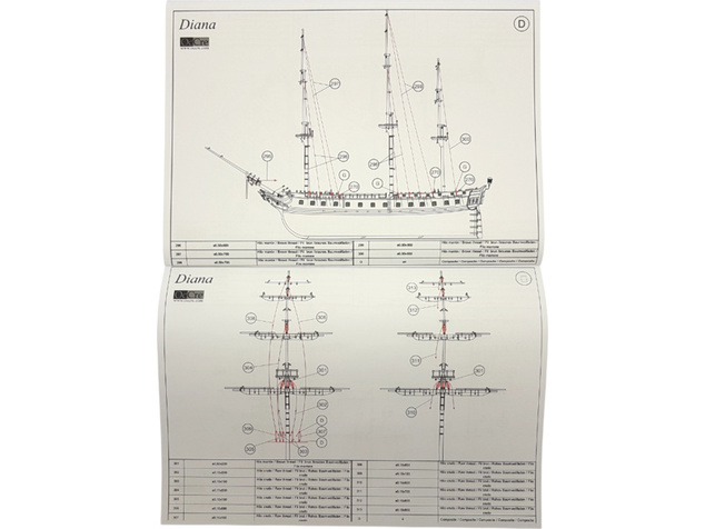 OCCRE Diana 1:85 kit