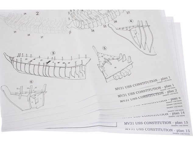 MAMOLI USS Constitution 1:93 kit