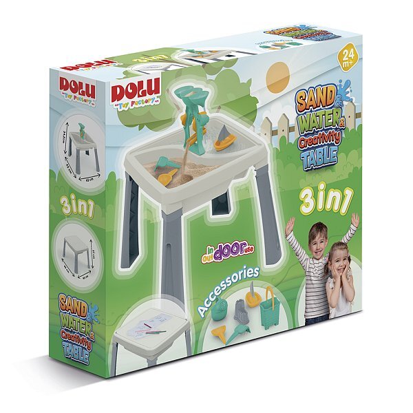 Dolu Hrací stolík 3v1