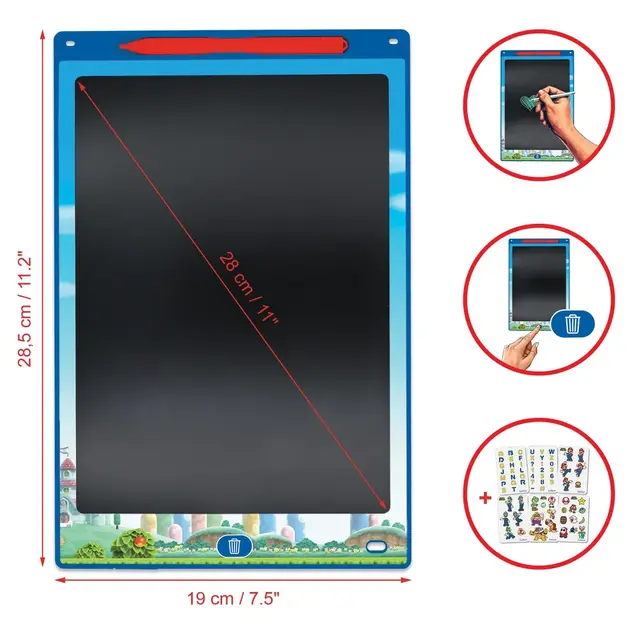 Kresliaci tablet s E-inkom - Super Mario