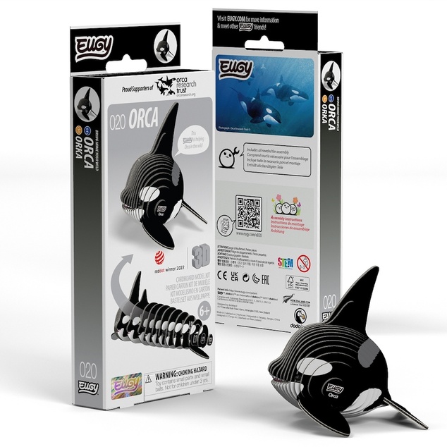 EUGY Orca 3D puzzle di cartone
