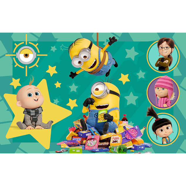 Trefl Minipuzzle 54 dielikov - Mimoni sú zábavní!