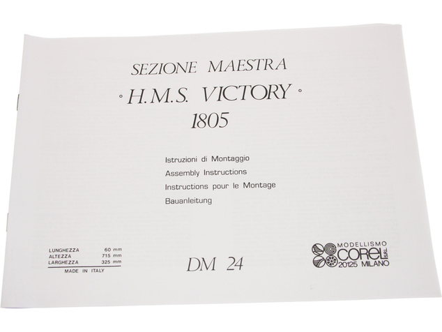 COREL HMS Victory 1651 rez 1:98 kit
