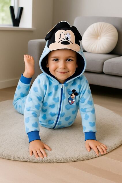 Cozy Noxxiez OS551A Mickey Mouse - detský multifunkčný overal 3 v 1 veľkosť 98/104