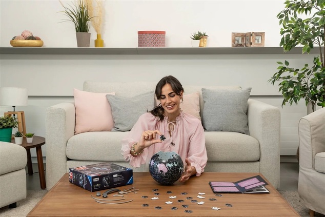 Puzzle-Ball Svietiaci glóbus: Hviezdna obloha