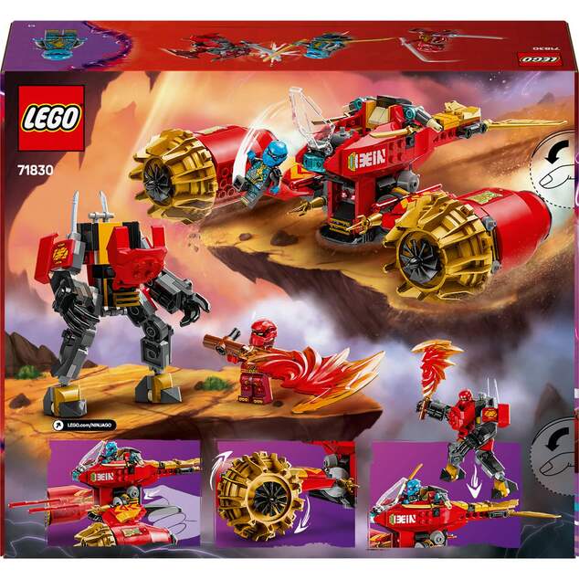 LEGO® Ninjago 71830 Kaiov búrkový jazdec a drak