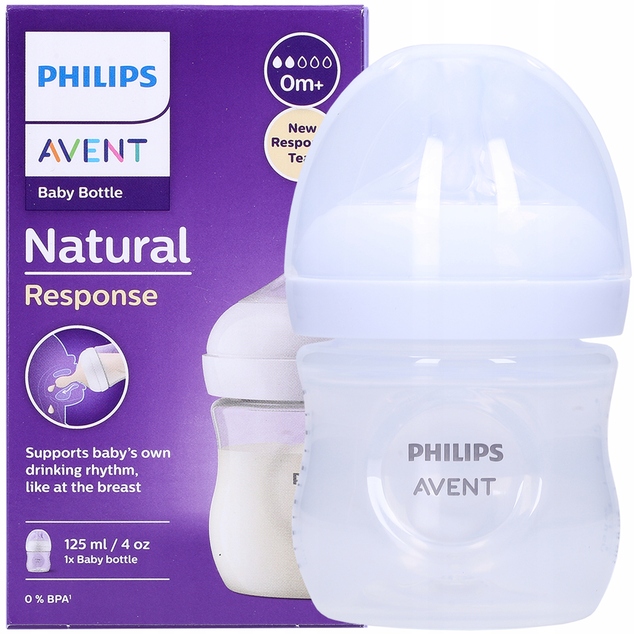 Philips AVENT Fľaša Natural Response 125 ml, 0m+