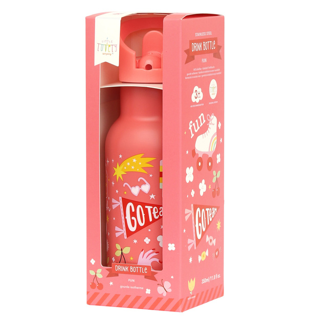 A Little Lovely Company - nerezová fľaša na pitie, 350 ml - zábava