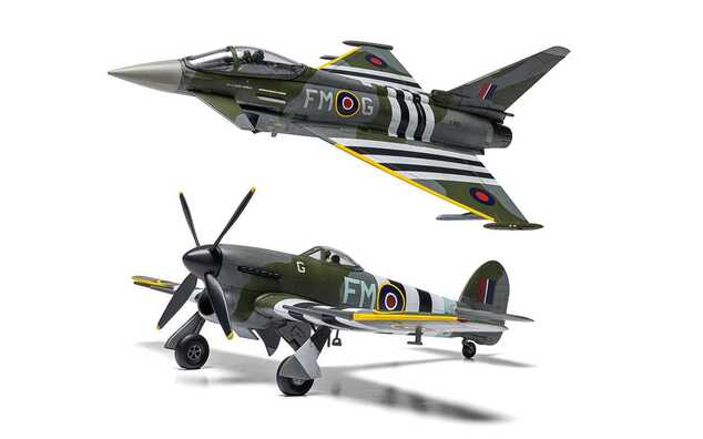 Kit classique avion A40001 - Eurofighter Typhoon FGR.4 (FMOG) + Hawker Typhoon Mk.Ib (Twin