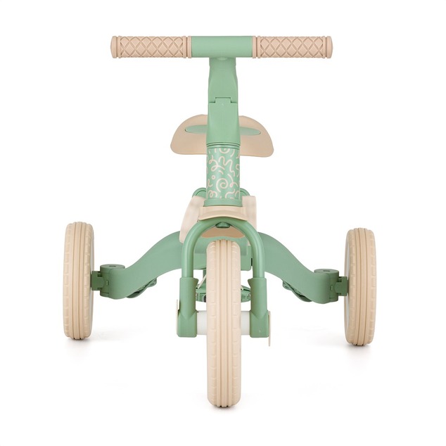 PETITE&amp;MARS Trojkolka multifunkčná 5v1 Turbo - limitovaná edícia Green Twist