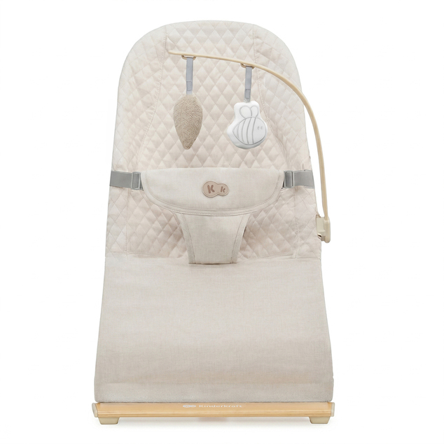 KINDERKRAFT Wippe Mimi Beige Holz, bis 9 kg