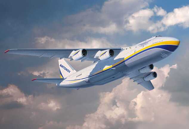 Plastikmodellbausatz Flugzeug 03807 - Antonov An-124 Ruslan (1:144)