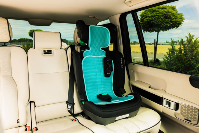 Priedušná podložka do autosedačky Breeze sk. 2/3, Aquatic Green