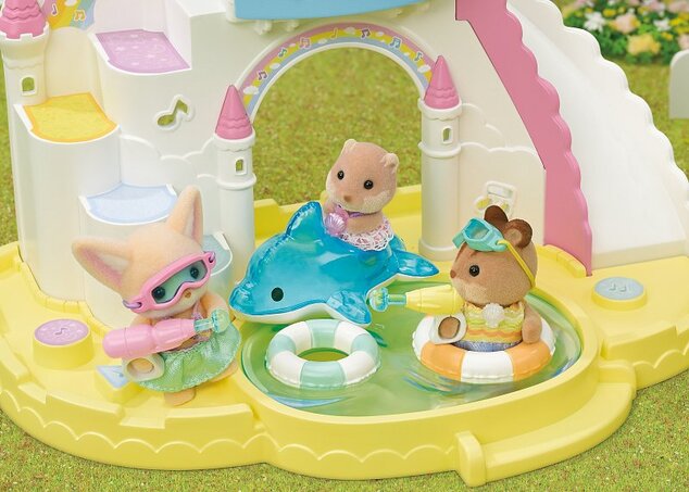 Sylvanian Families 3 kamaráti zo škôlky v bazéne