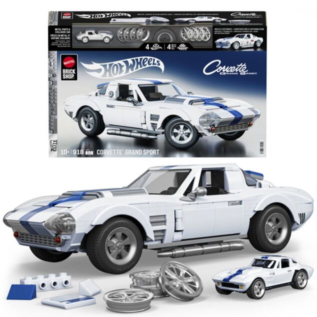 Mega Hot Wheels prémiová edice - Corvette