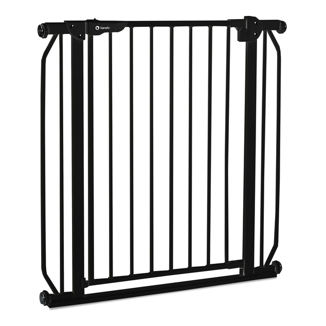 LIONELO Otroška ograja Truus Slim Black Onyx 75-105 cm