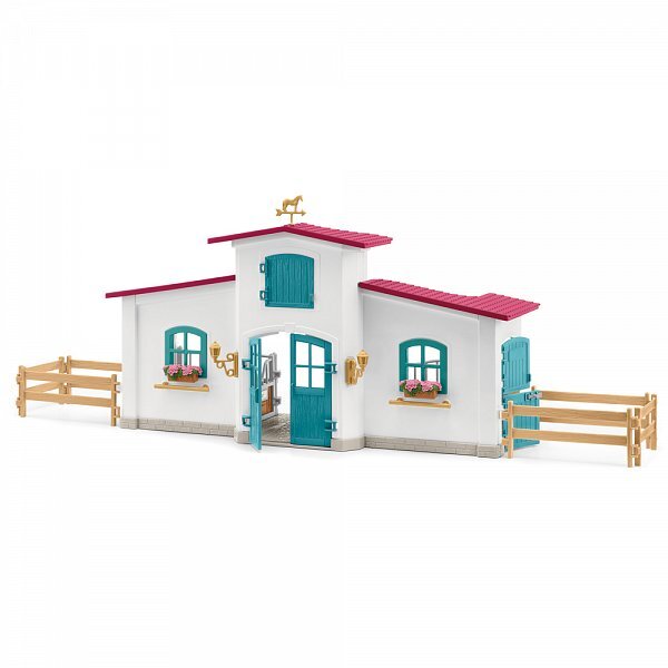 Schleich Stajňa s príslušenstvom pri jazere, new