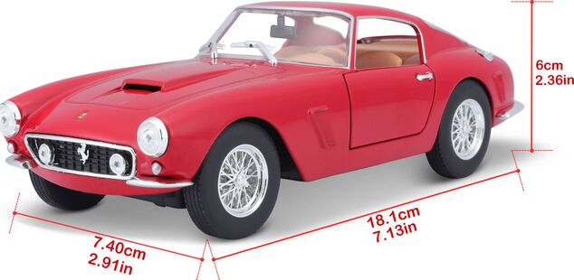 Bburago 1:24 Ferrari 250 GT Berlinetta Rot