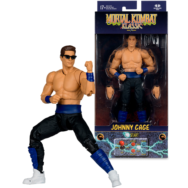 Mortal Kombat Klassic Johnny Cage 7in Akciófigura McFarlane Toys