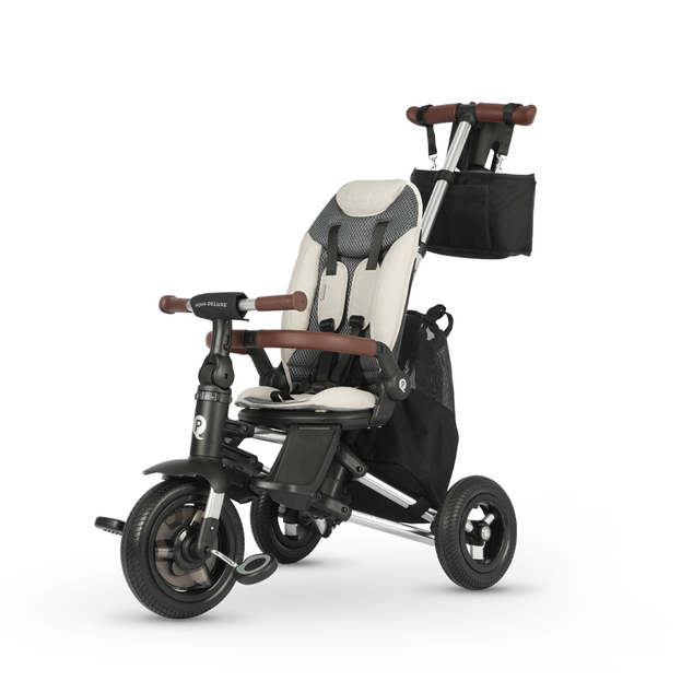 QPLAY Triciclo Nova Deluxe 5 in 1 Beige, 10-72 mesi