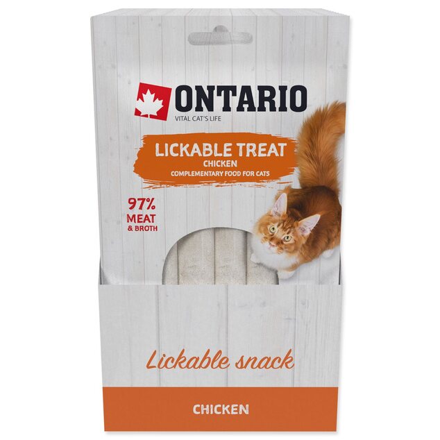 Ontario pochúťka lízací kurací 5x14g