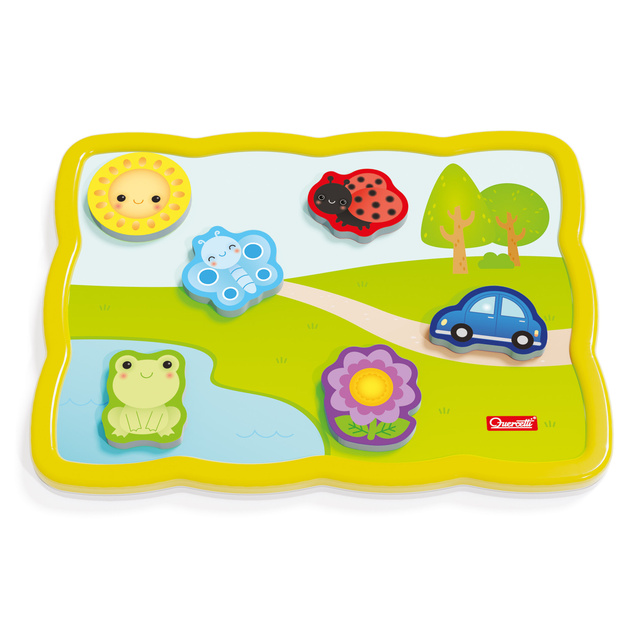 Quercetti Smart Puzzle - Prvé farby a slová