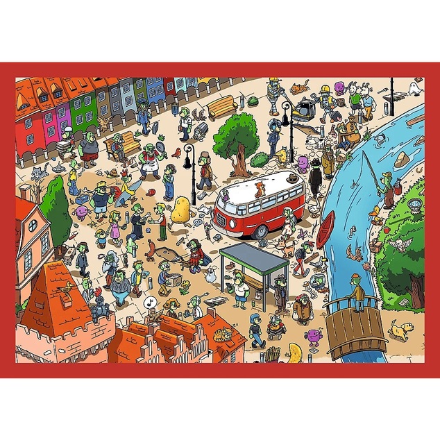Trefl Puzzle 4v1 Obľúbení Treflíci