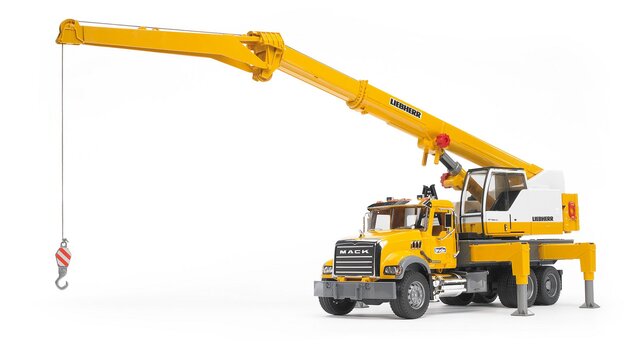 BRUDER 02818 MACK Granit Liebherr Autožeriav
