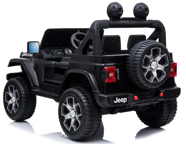 Elektrické autíčko JEEP Wrangler, Jednomiestne, čierne