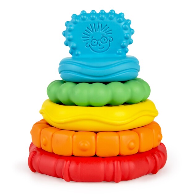 BABY EINSTEIN Hryzačka stohovacia 2v1 Stack &amp; Teethe™ 0m+