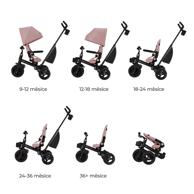 KINDERKRAFT Dreirad Aveo 2 Plus Pink