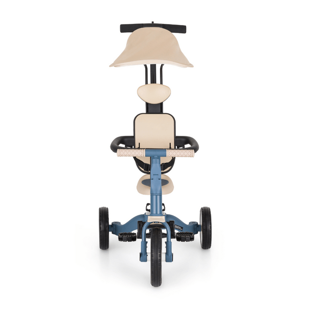 PETITE&amp;MARS Triciclo multifuncional 5 en 1 Turbo Plus Ocean Blue