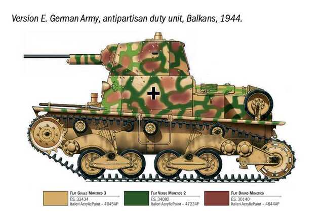 Model Kit tank 96553 - Carro Armato L6/40 (1:35)
