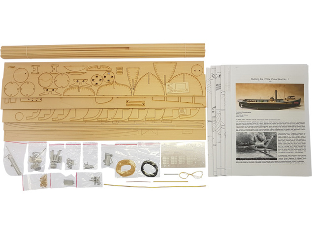 Model Shipways USN Picket Boat 1864 1:24 kit