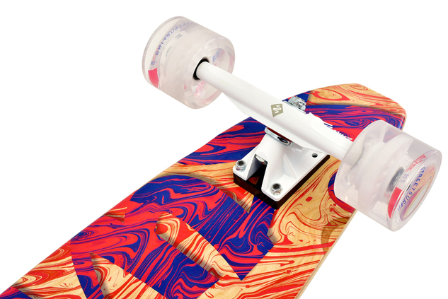 Longboard Street Surfing CUT KICKTAIL 36” Streaming