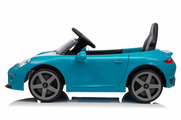 Elektrické autíčko RUF GT 12V, modré, Otváracie dvere, 2.4 GHz diaľkové ovládanie, LED sve