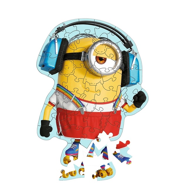 Trefl Drevené puzzle Junior 50 - Minions / Universal Despicable Me 4
