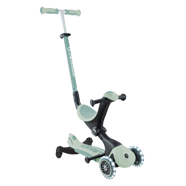 Globber kolobežka Go Up deluxe lights ecologic 360 ° pistachio