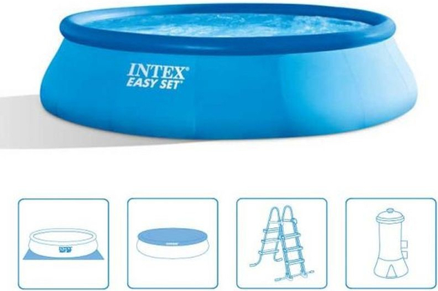 Gartenpool INTEX 26166 Easy Set 457 x 107 cm mit Patronenfilter