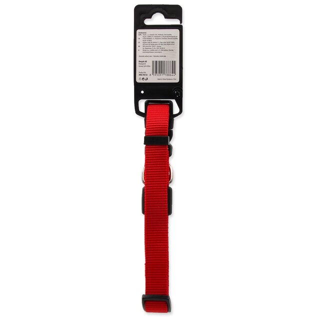 Collare Active Dog Premium M rosso 2x34-49cm