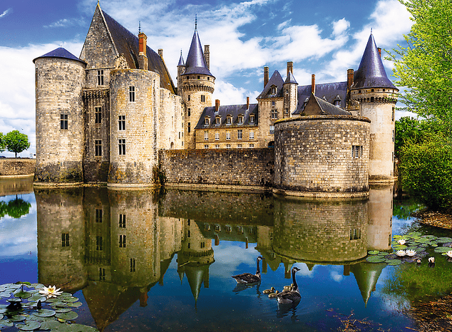 Trefl Puzzle 3000 - Schloss in Sully-sur-Loire, Frankreich