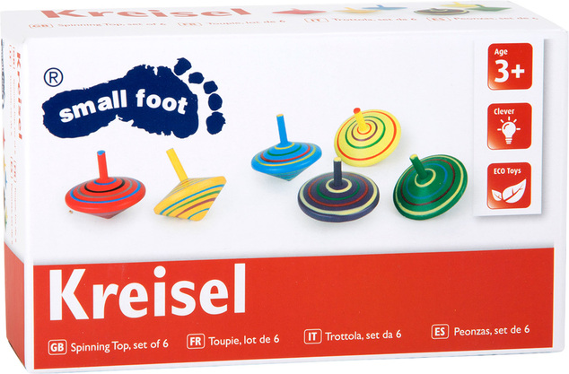 Small Foot Súprava drevený vĺčik 6 ks