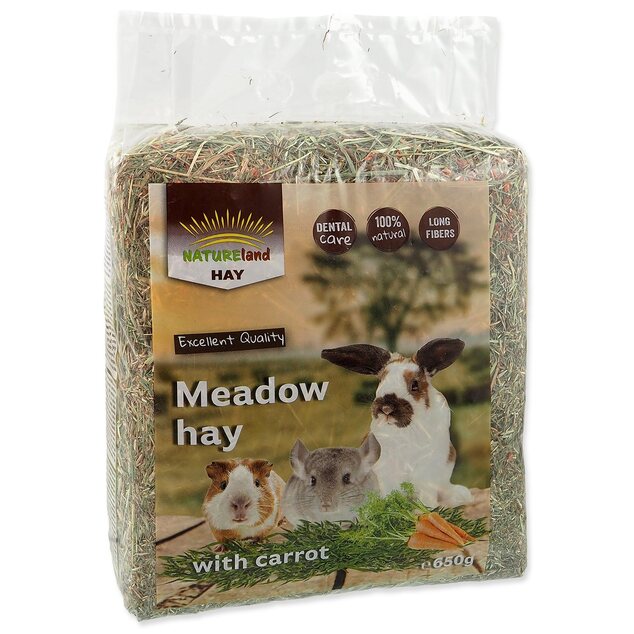 Seno Nature Land Hay s mrkvou 0,65kg