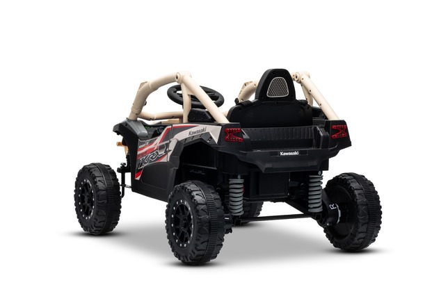 Elektrické autíčko Kawasaki TERYX KRX 1000 12V, khaki, jednomiestne, odpružená zadná nápra