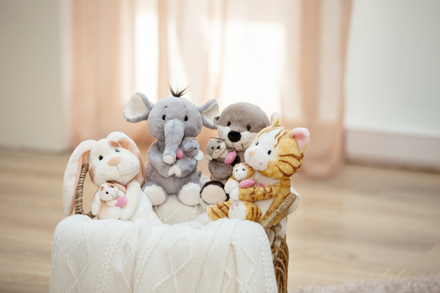 NICI peluche Coniglietto 20 cm con cucciolo 6 cm - Little &amp; Me