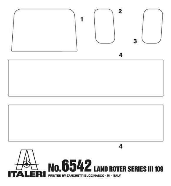 Model Kit auto 6542 – LAND ROVER III 109 „Guardia Civil“ (1:35)